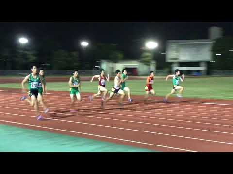 名古屋市ナイター記録会 男子100m 決勝 第22組 2019/08/02