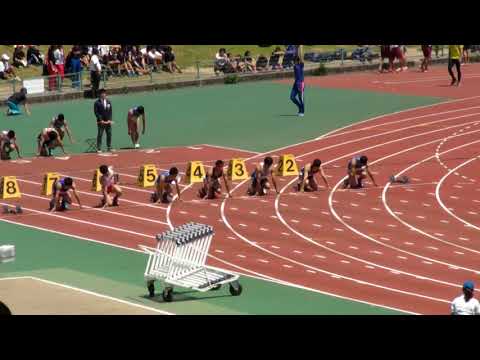 20180429 大阪陸上競技カーニバル　高校男子　100m　予選　2組