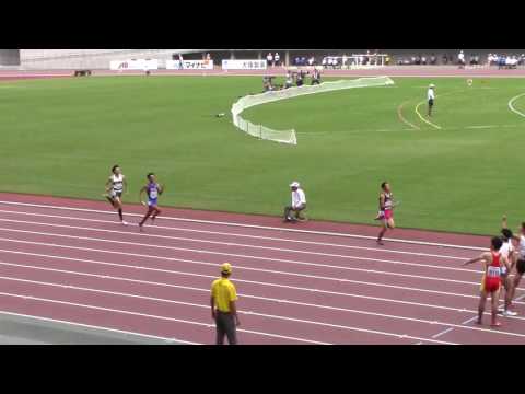 2016 岡山インターハイ陸上 男子4×400mR準決勝1