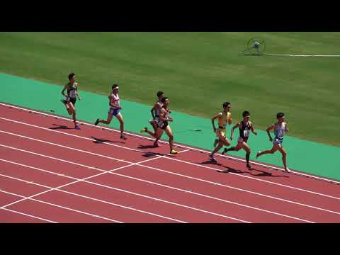 2018 0818 第73回九州陸上選手権大会 一般男子800m予選4組