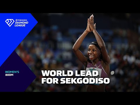 South Africa&#039;s Prudence Sekgodiso clocks world lead in Marrakech 800m - Wanda Diamond League 2024