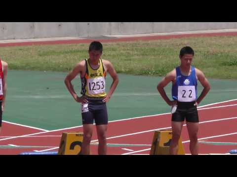 20170519群馬県高校総体陸上男子100m予選8組
