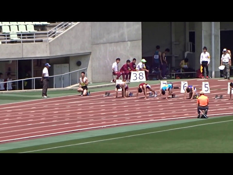 第94回関西学生陸上競技対校選手権大会　男子2部100ｍ準決勝2組
