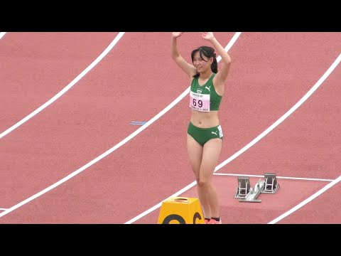 決勝 女子400m 関東学生新人陸上2024