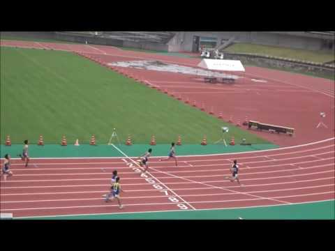 少年男子A（高2・3）100m予選4組目、河野凜（岡豊）’11秒06’　～国民体育大会　高知県選考会～