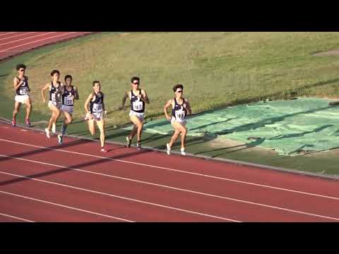 2019 第5回大阪体育大学中長距離競技会　男子800ｍ8組