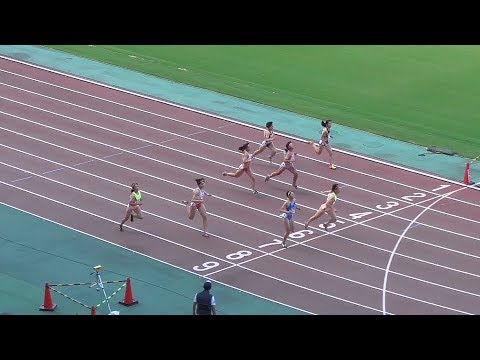 2019年度 近畿地区高校総体陸上 女子200m決勝(+4.0)