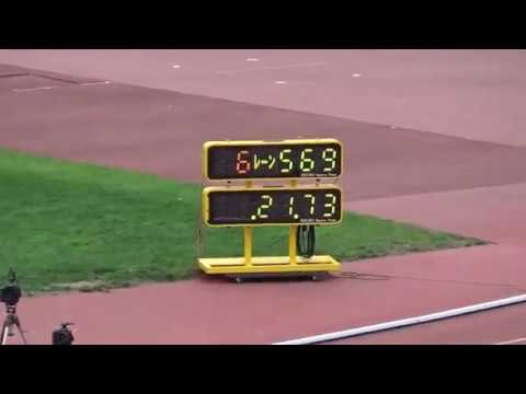 男子200m_準決勝2組_第72回北海道高校陸上20190621