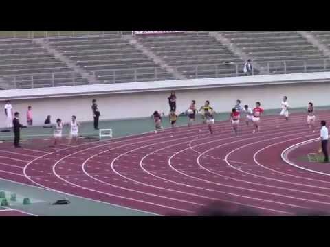 2015 西日本インカレ陸上 男子4×100mR 決勝 中京大学 大会新記録
