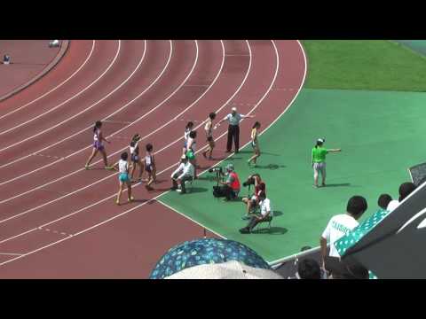 H29　関東中学校陸上競技大会　女子200m　予選1組