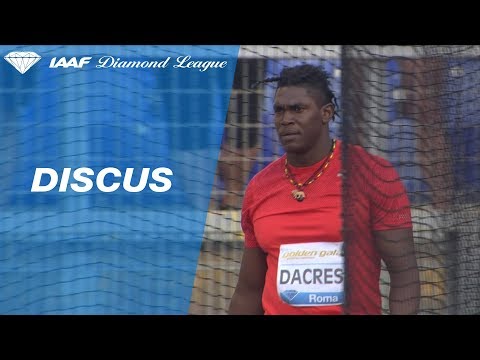 Fedrick Dacres Wins Men&#039;s Discus Throw - IAAF Diamond League Rome 2018