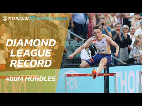 Karsten Warholm breaks 400m hurdles series record on home soil in Oslo - Wanda Diamond League 2023