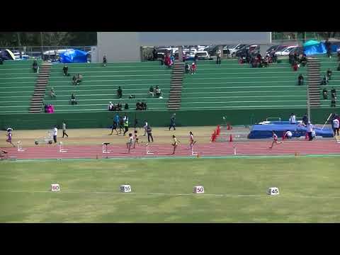 20180408福岡県春季記録会 高校女子400mH決勝1組 Fukuoka Pref. Spring Track Meet H.S. Women&#039;s 400mH Final-1