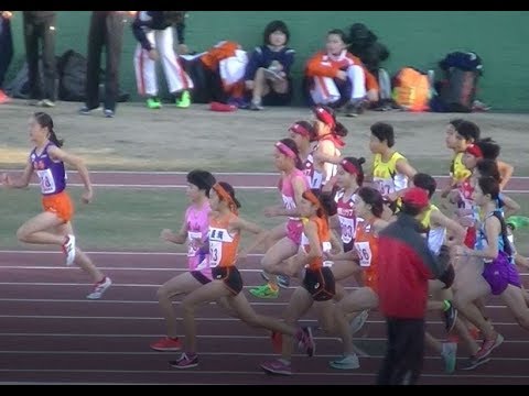 20181124鞘ヶ谷記録会 中学女子1500m