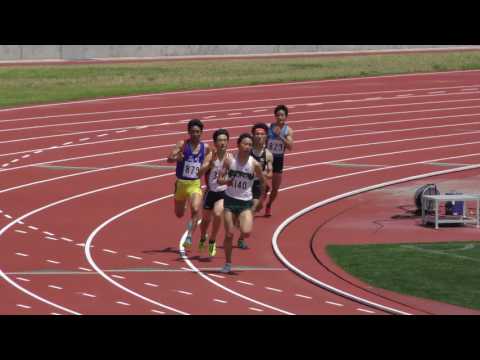 20170520群馬県高校総体陸上男子1600ｍR準決勝2組