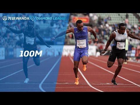 Andre De Grasse wins the 100m in Oslo - Wanda Diamond League 2022