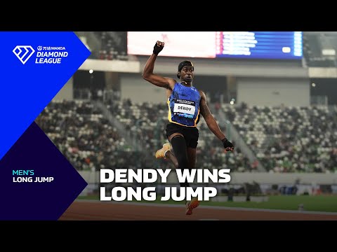 Marquis Dendy leaps to victory in Suzhou long jump - Wanda Diamond League 2024