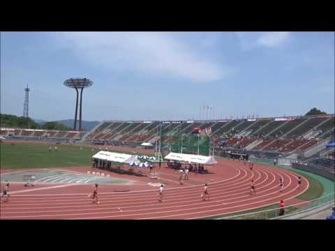 4×100mリレー男子予選（3組2着＋2）～愛媛県高校総体2017・陸上競技～