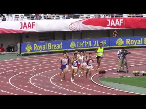 2017 日本選手権陸上 男子800m 予選　1～3