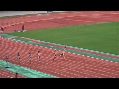 桜田舞歩選手（徳島大）女子100m予選2組、1着：12秒73　～四国インカレ2017～