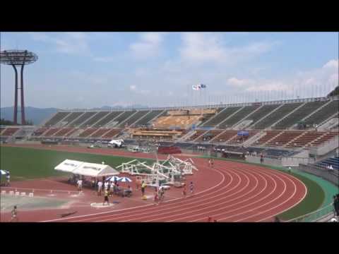 男子3000m予選2組、1着：久保貴大（今治日吉中）9分20秒40　～第69回愛媛県中学校総合体育大会・陸上～