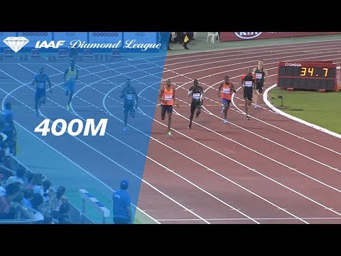 Steven Gardiner Wins Men&#039;s 400m - IAAF Diamond League Doha 2018