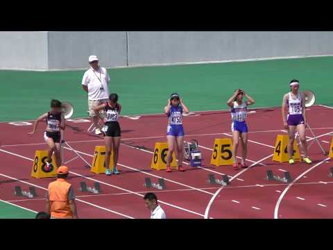 2017 秋田県陸上競技選手権 少年B女子 100m 決勝