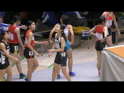 予選 U16女子60ｍ 日本室内陸上2025