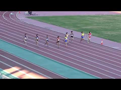 2019 第1回県記録会 高校・一般女子100mタイムレース9組