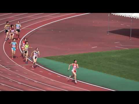 平成29年度 全国高校陸上北九州地区大会 女子4x400mR 準決勝1組