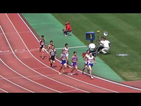 『男子800m 決勝』2017インターハイ陸上北九州地区予選会
