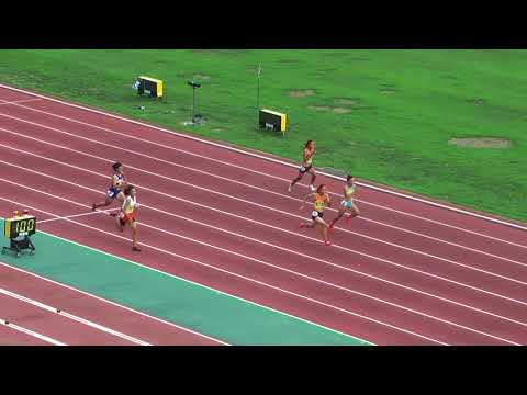 H29　千葉県ｼﾞｭﾆｱｵﾘﾝﾋﾟｯｸ最終選考　A女子100m　予選1組