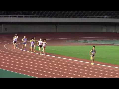 2017 西日本インカレ陸上 女子800m　準決勝 1～3　3組不成立