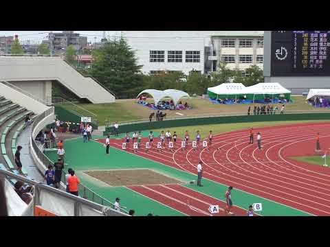 2017福井県陸上新人大会男子100ｍ準決勝１組