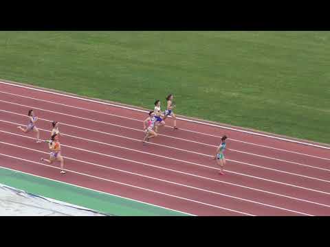 H30　千葉県高校総体　女子100m　予選1組
