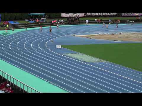 20180914120511県高校新人大会女400ｍ予選5組 上村 怜