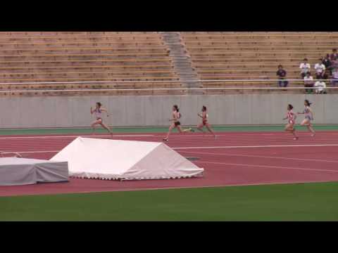 2017 東海学生陸上 女子400m 予選 2