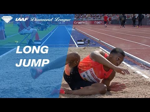 Juan Miguel Echevarría Jumps 8.83 To Win Men&#039;s Long Jump - IAAF Diamond League Stockholm 2018