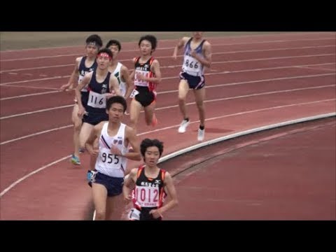 群馬県春季記録会2018（桐生会場）男子1500m5組