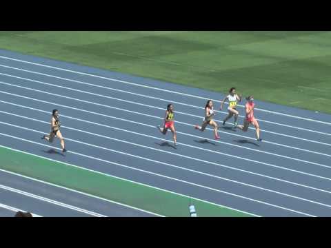 H28　水戸招待　女子100m　予選1組