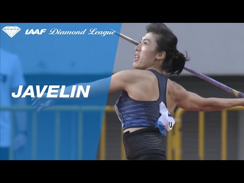 Hui Hui Lyu wins the javelin competition in Shanghai - IAAF Diamond League 2019