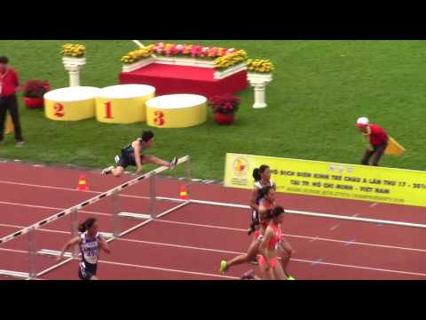 17th Asian Junior Championships (3-6 June 2016, Hochiminh city, Vietnam) Women 100mH Final