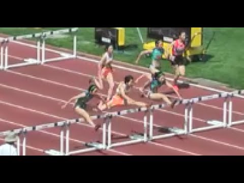 H29　千葉県高校総体　女子100mH決勝　大会新記録　小林歩未14秒11