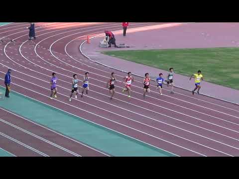 2019 第1回県記録会 高校・一般男子100mタイムレース3組