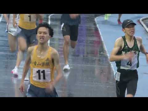 日体大記録会 男子5000m17組 西川(青学大)組トップ14’07”23/横尾(芝浦工大)14’08”17デッドヒート 2022.4.24