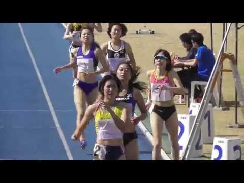 日体大記録会 女子800m最終組 山田はな 2019.4.20