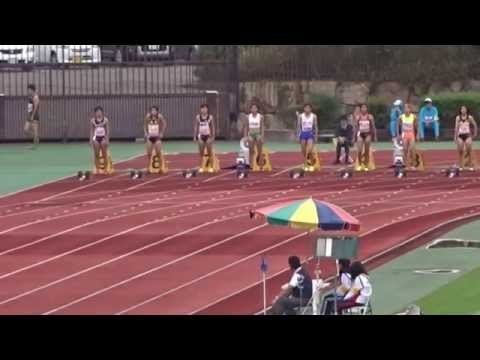 第50回京都府高等学校ジュニア陸上競技対校選手権大会　女子100ｍ決勝