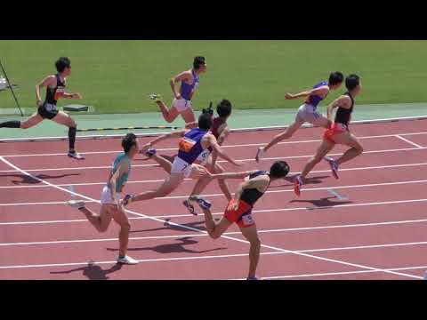 2019 関東インカレ陸上 男子1部 110mH 準決勝2組