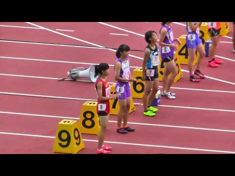 H29年度 学校総合 埼玉県大会 中学2年女子100m決勝