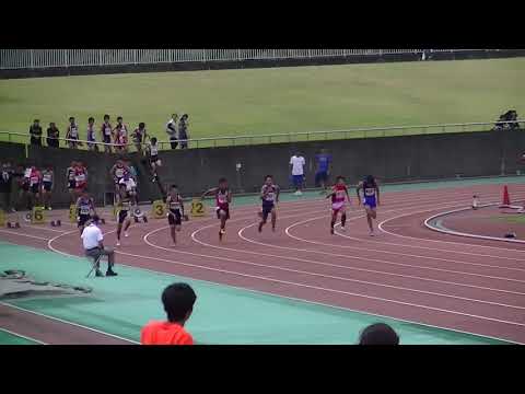 2017静岡ジュニアオリンピックB男子100ｍ予選9組